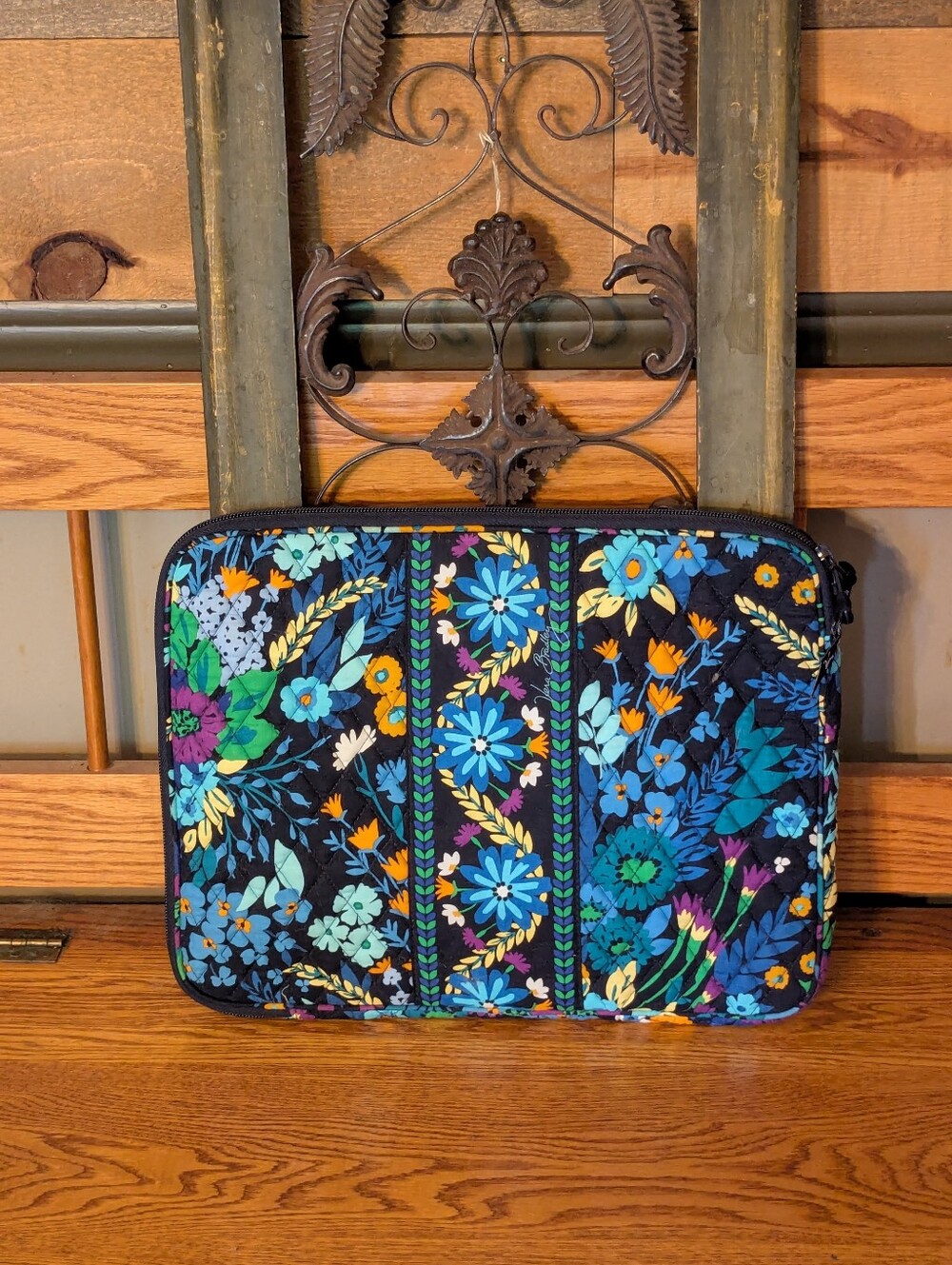 Vera Bradley Midnight Blues Floral Quilted Tablet Case
